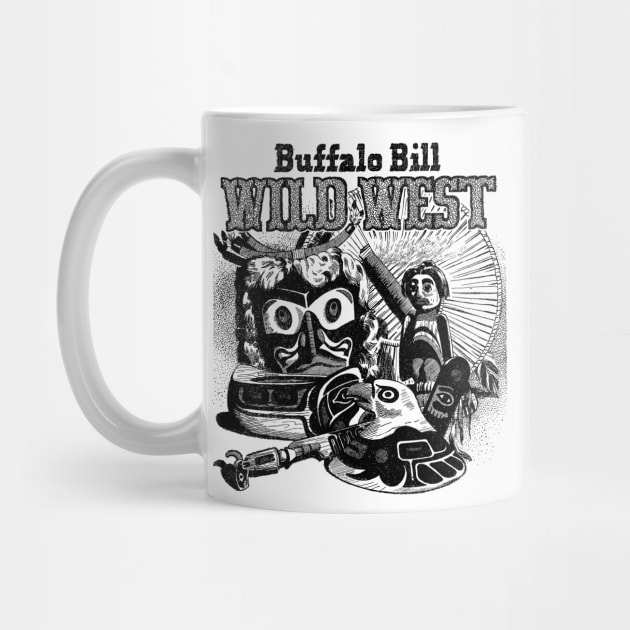 Buffalo Bill Wild West Western Robbery Cowboy Retro Comic by REVISTANGO
